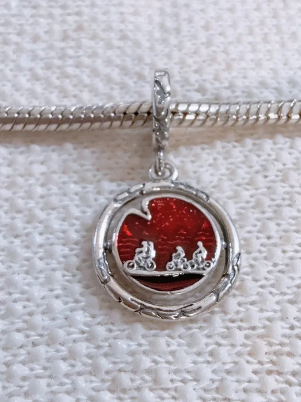 Stranger Things Upside Down Dangle Charm Silver Charm For Pandora Bracelet